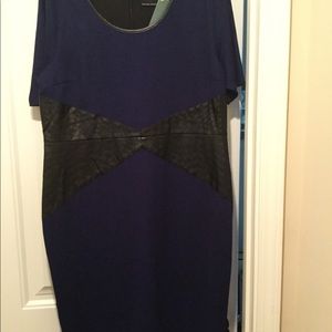 Women’s faux leather dress
